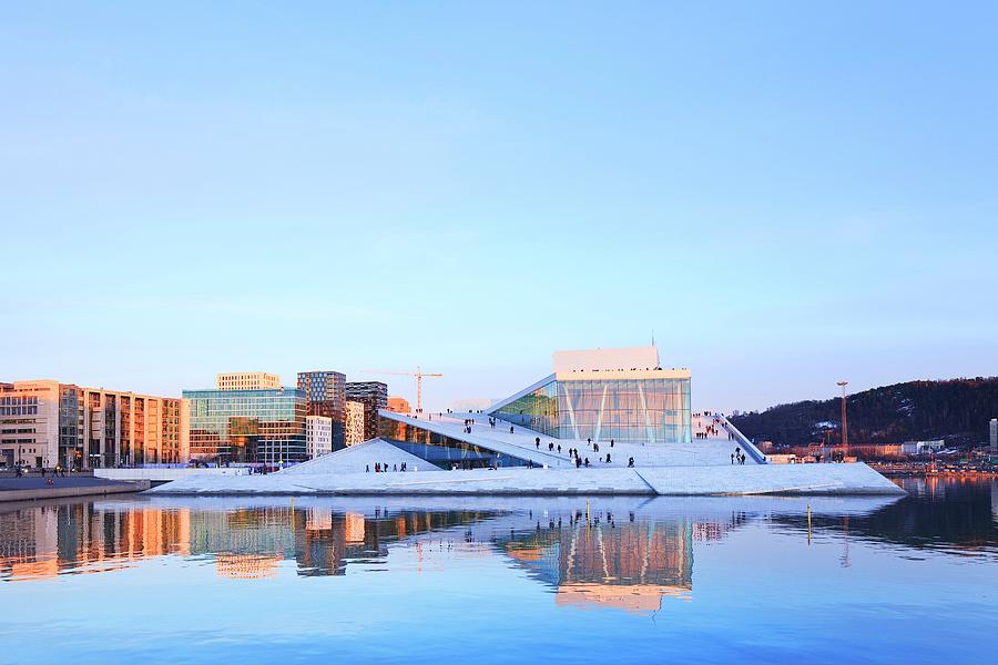 New Opera House, Oslo, Norway Digital Art by Luigi Vaccarella - Pixels