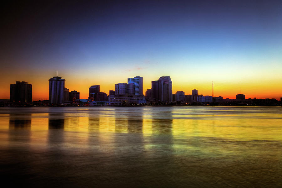 New Orleans Skyline At Twilight #1 Photograph by Moreiso