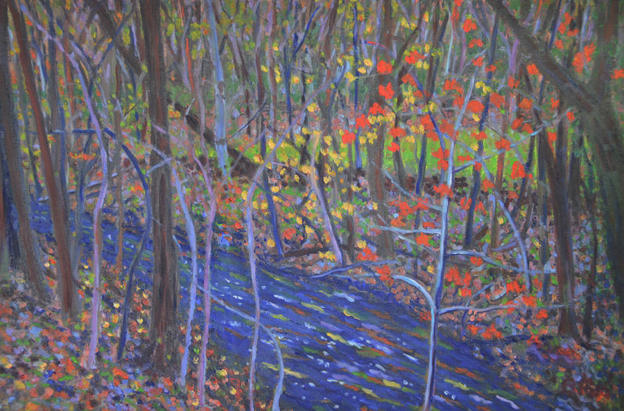 New Paltz Stream Painting by Beth Riso