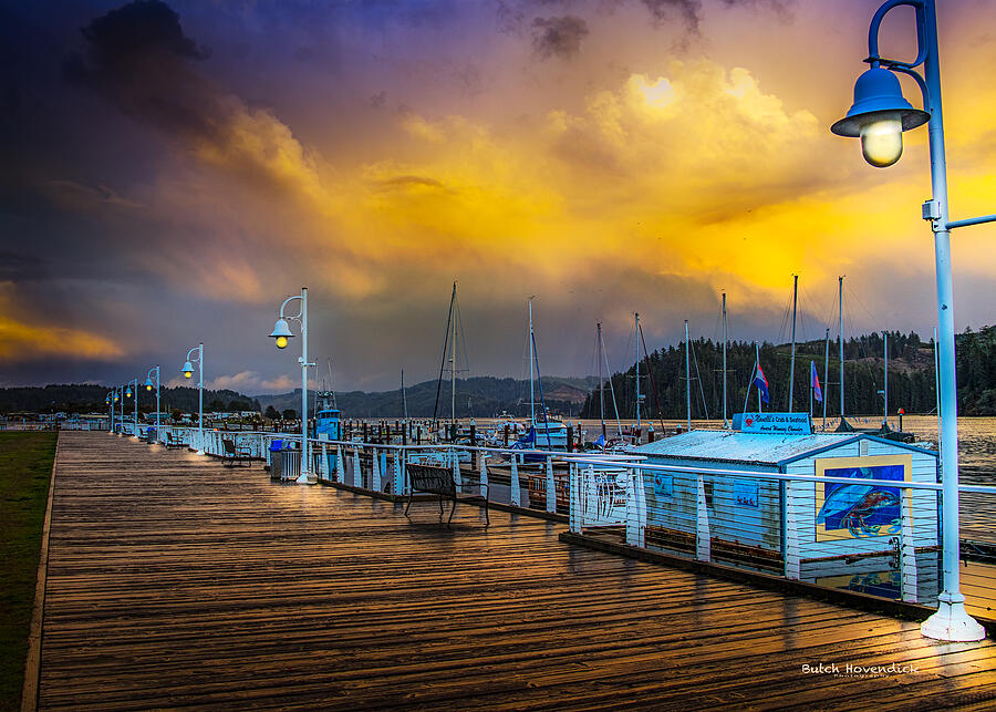Moody Pyrography - The Boardwalk by Butch Hovendick