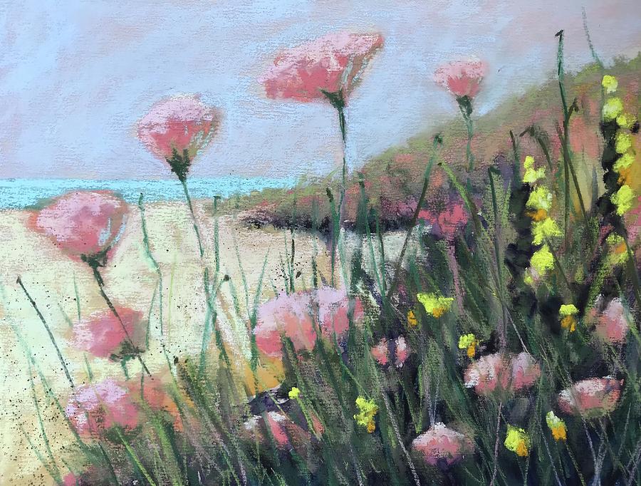 Beach Sea Grass Pastel by Vicki Brevell