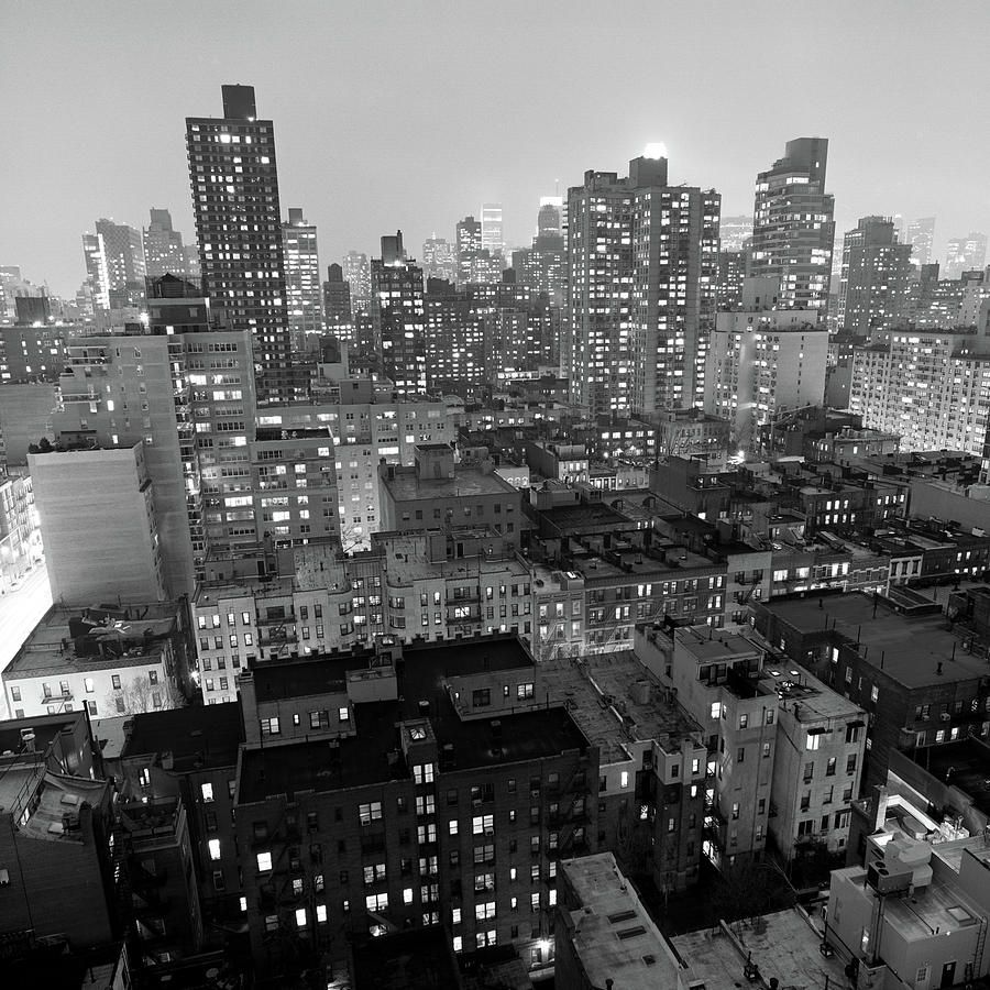 New York City At Night #1 Photograph by Adam Garelick