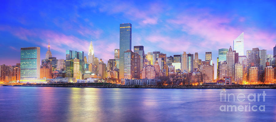 New York City #1 Photograph by Conceptual Images/science Photo Library