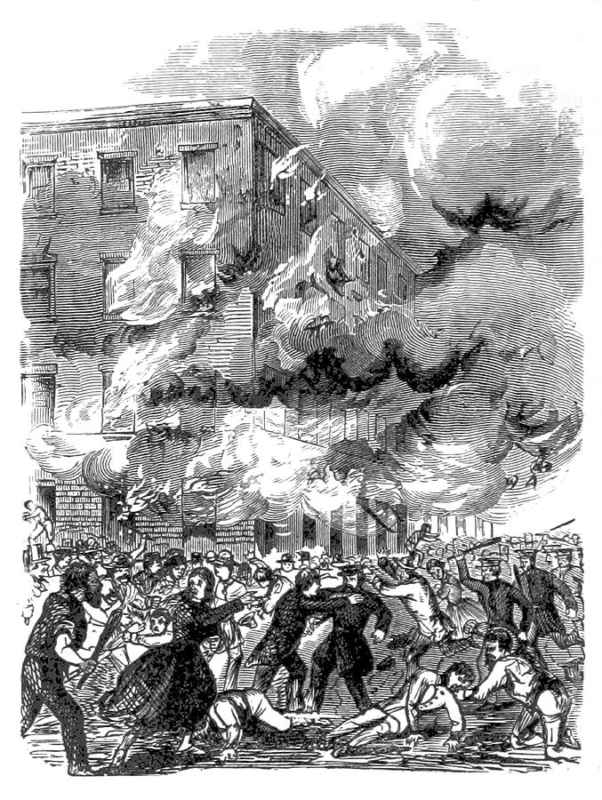 New York City Draft Riots, 1863 #1 Photograph by British Library