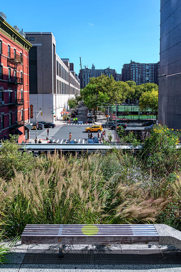 City Digital Art - New York City, Manhattan, View From High Line Elevated Park #1 by Lumiere