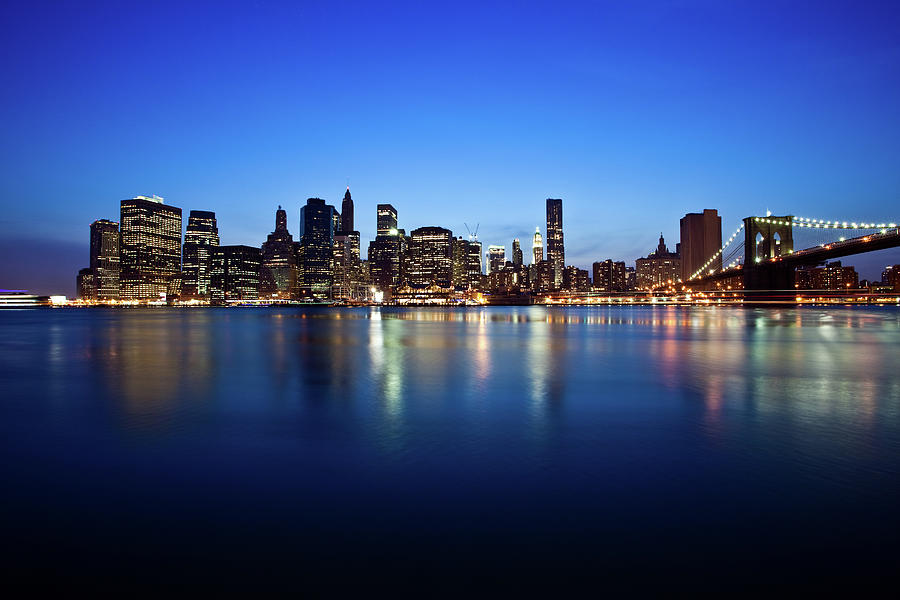 New York City, Usa Skyline #1 Photograph by Jgareri