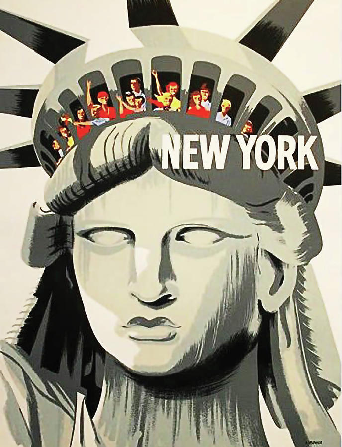 Statue Of Liberty Digital Art - New York #1 by Long Shot