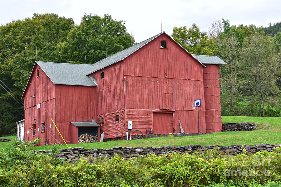 New York Red Barn #1 Photograph by Catherine Sherman