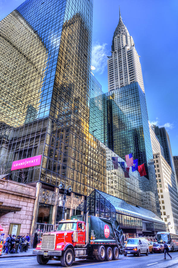 New York Street Scene Photograph