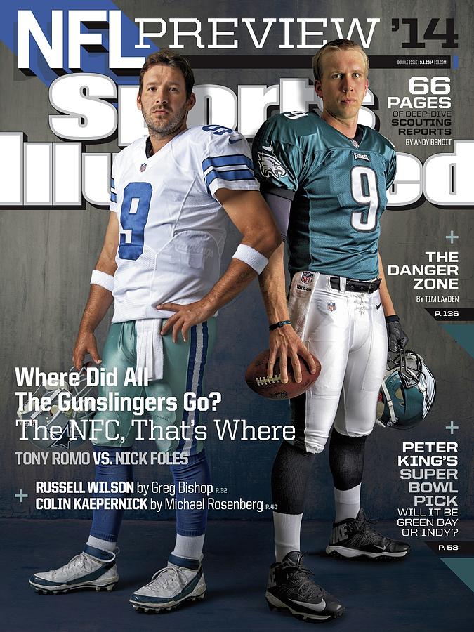 Nfc Gunslingers 2014 Nfl Football Preview Issue Sports Illustrated Cover Photograph by Sports Illustrated