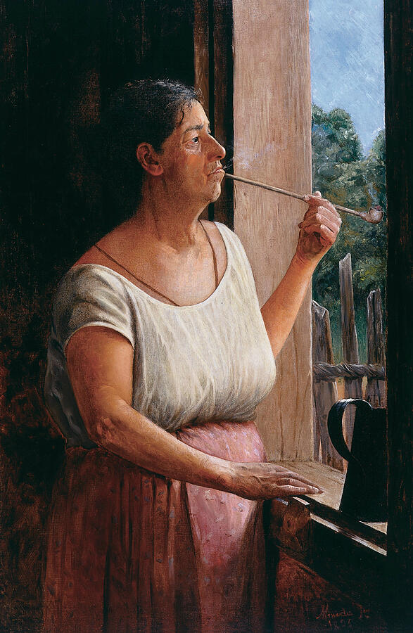 Nha Chica, from 1895 Painting by Almeida Junior