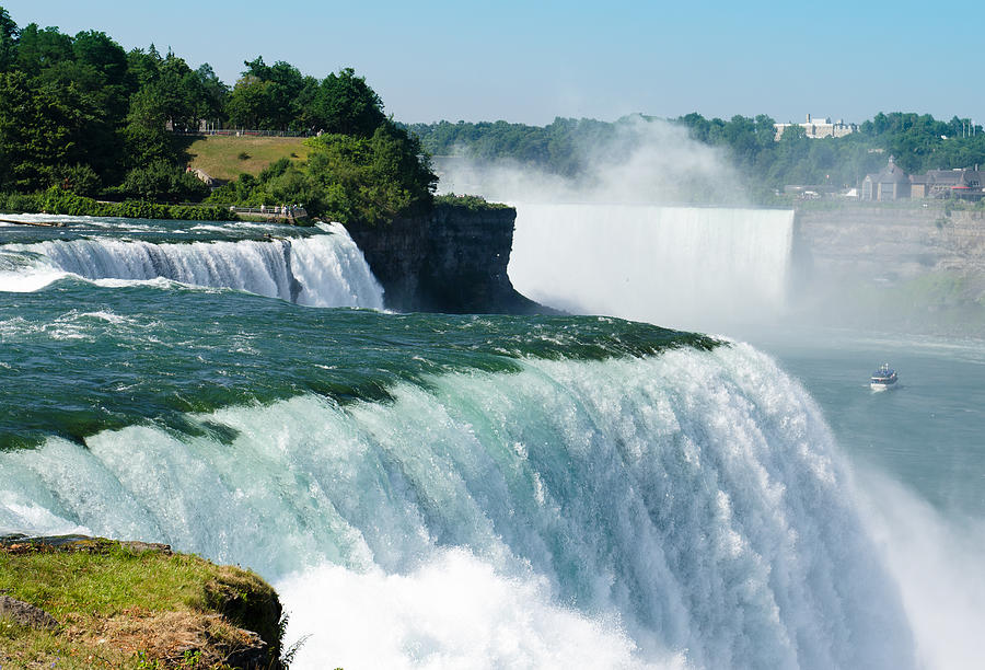 Niagara Falls From The Usa Side Photograph by Franckreporter Niagara Falls From The Usa Side Photograph by Franckreporter