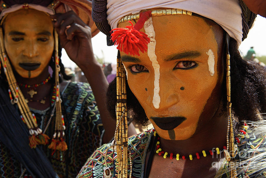Niger, Gerewol Of Peuls Bororo #1 Photograph by Tuul & Bruno Morandi