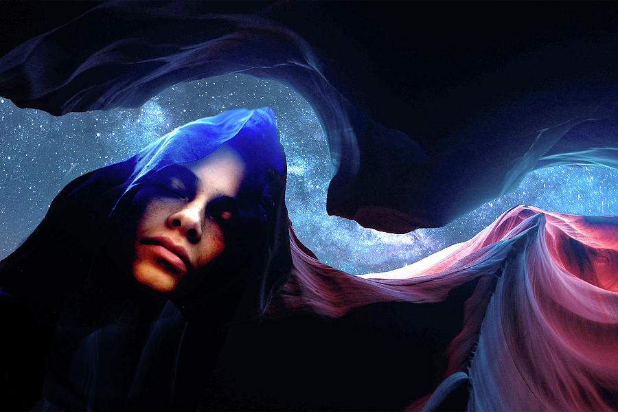 Night Goddess #1 Digital Art by Lisa Yount