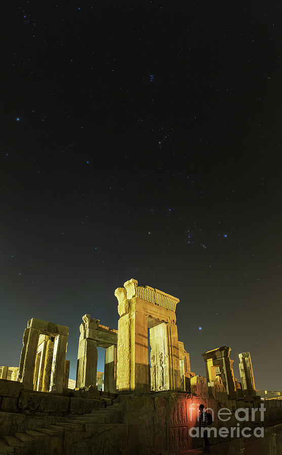 Night Sky Over Persepolis #1 Photograph by Amirreza Kamkar / Science Photo Library