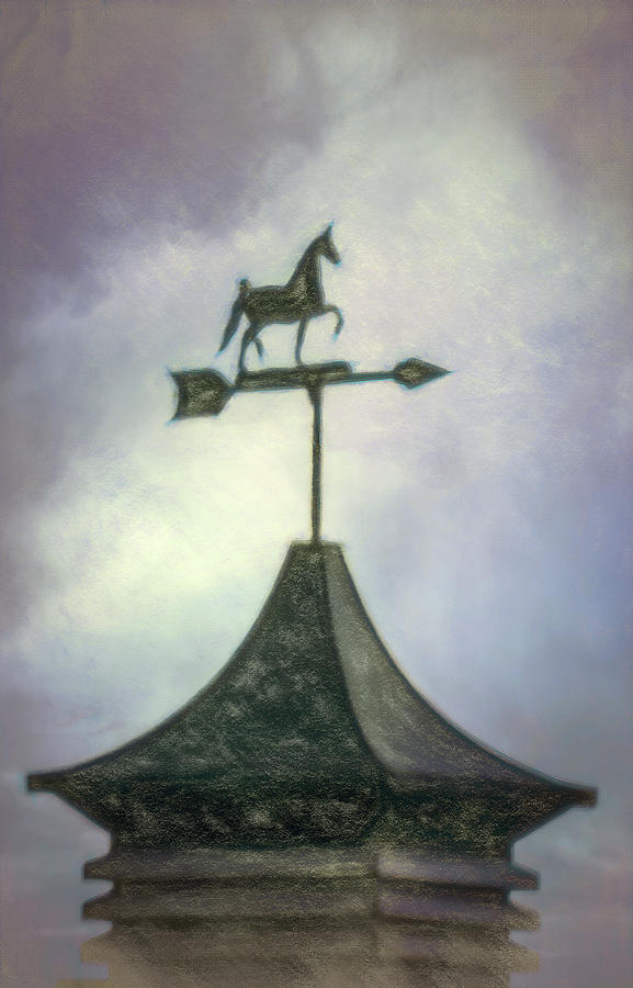Horse Mixed Media - No Direction Known - Weather Vane #1 by Leslie Montgomery