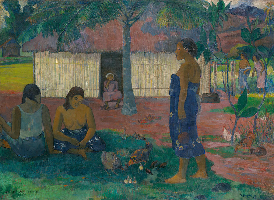 No te aha oe riri by Paul Gauguin No te aha oe riri by Paul Gauguin