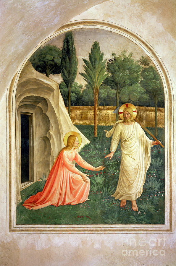 Fra Angelico Painting - Noli Me Tangere, 1442 by Fra Angelico