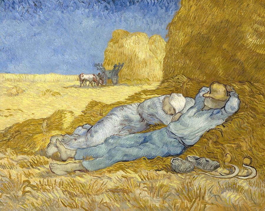 Vincent Van Gogh Painting - Noon, Rest From Work #1 by Mountain Dreams