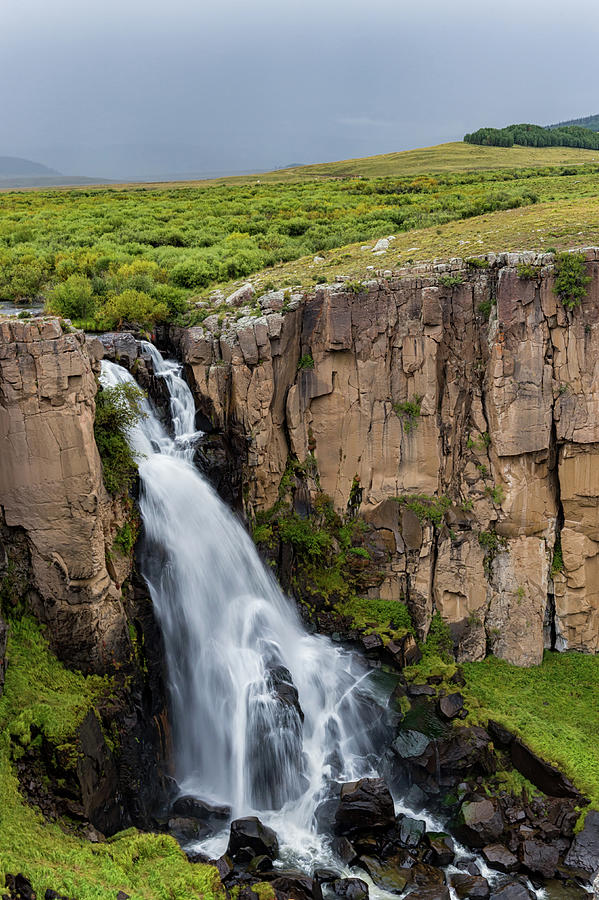 North Clear Creek Waterfall Photograph by Tibor Vari