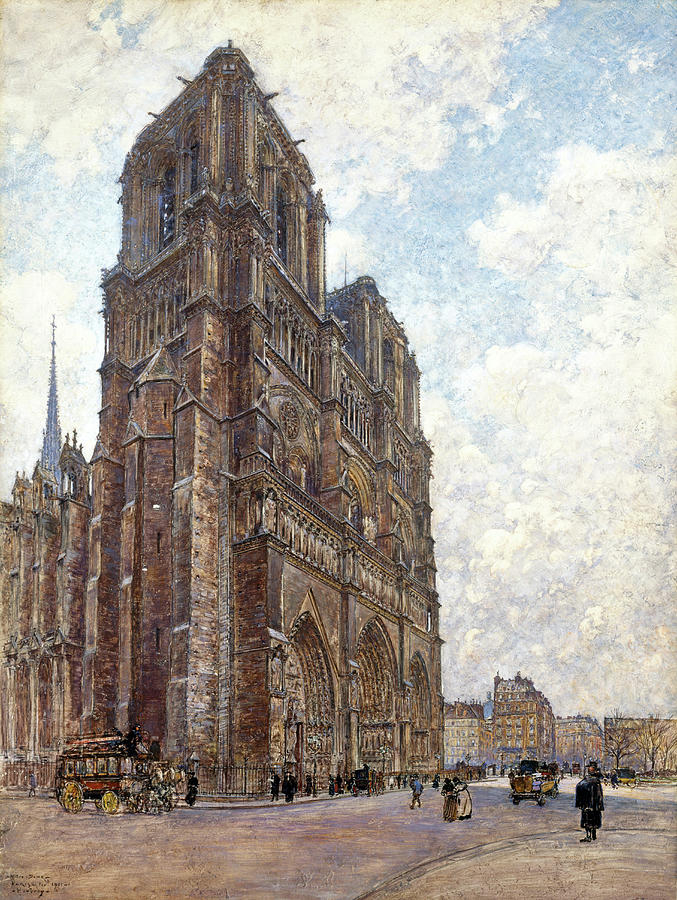 Notre-dame De Paris, 1901 #1 Photograph by Science Source