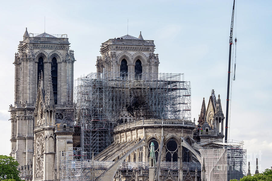 Notre Dame de Paris, the day after the fire #2 Photograph by Ulysse ...