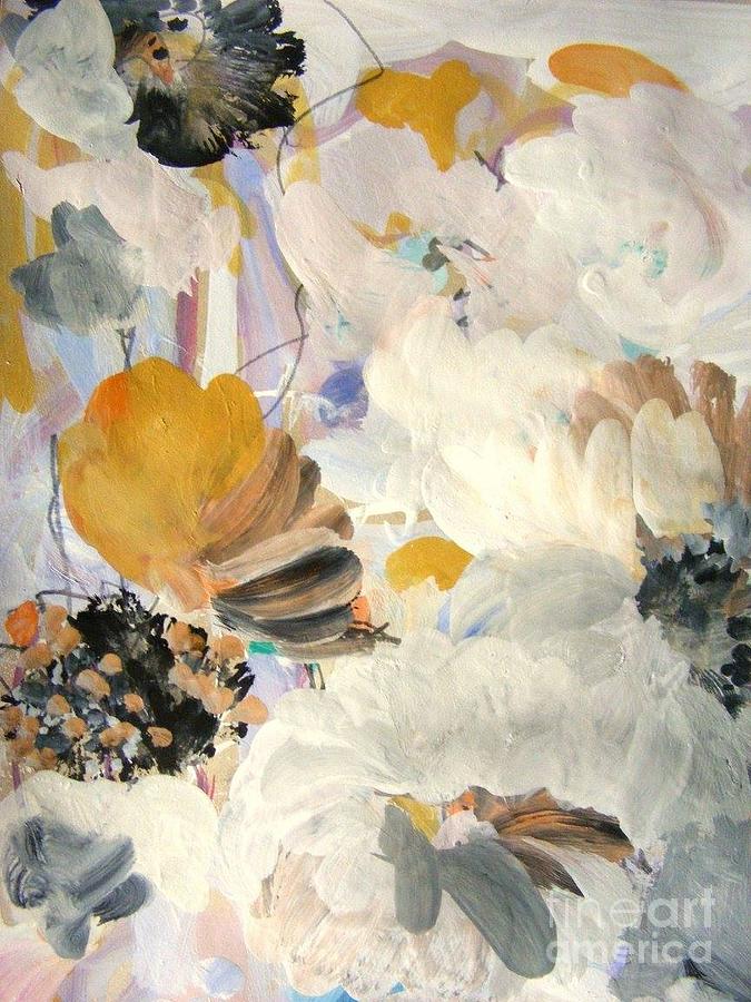 Novembers Flowers #1 Painting by Nancy Kane Chapman