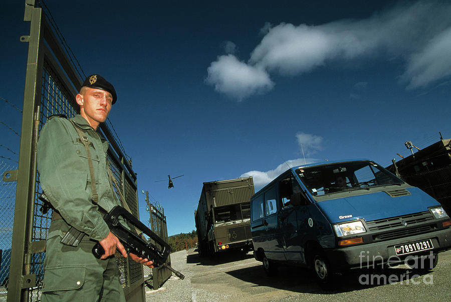 Nuclear Missile Base Security #1 Photograph by Philippe Psaila/science Photo Library