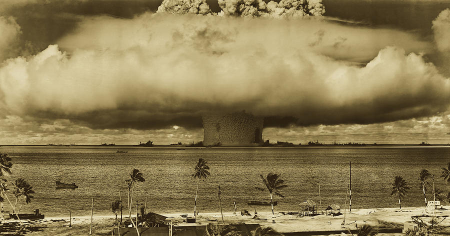 Nuclear Weapon Test On Bikini Atoll 1 Photograph by Mountain