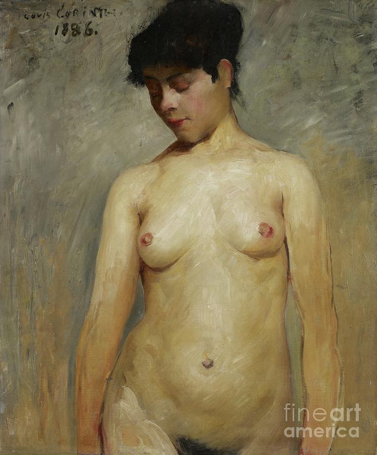 Nude Painting - Nude Girl, 1886 by Lovis Corinth