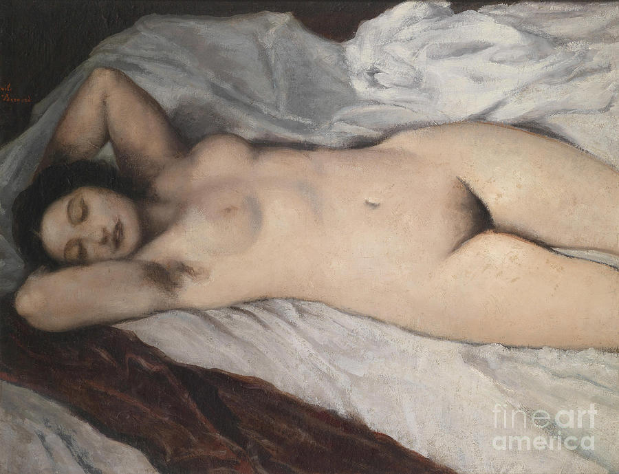Nude Lying #1 Drawing by Heritage Images