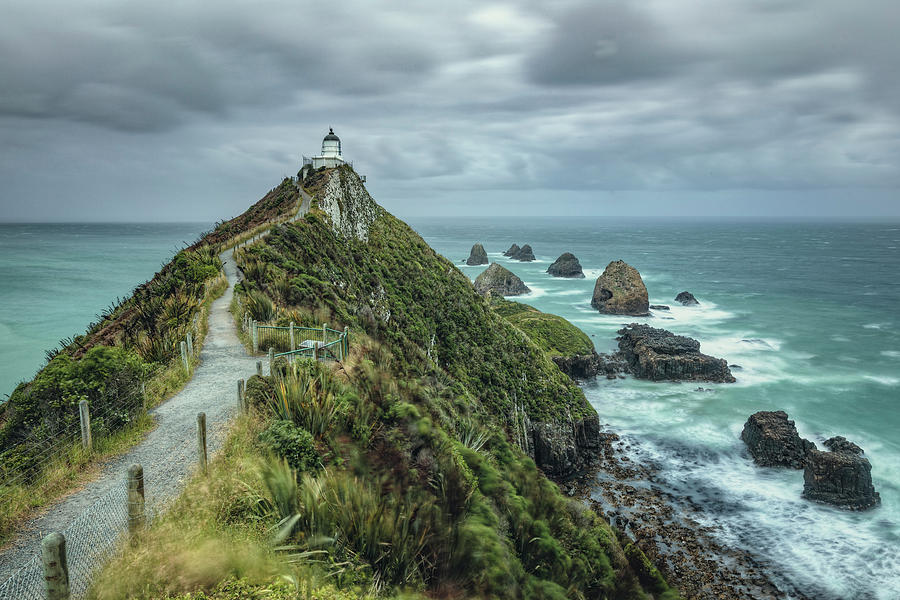 Lighthouse Photograph - Nugget Point - New Zealand #1 by Joana Kruse