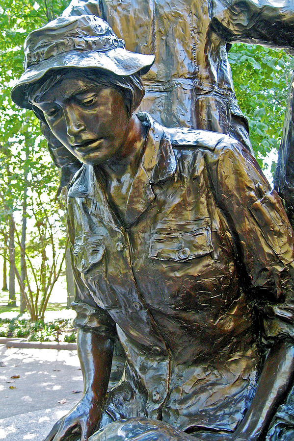 Nurses Memorial Vietnam War Memorial On The Mall In Washington Dc Photograph By Ruth Hager