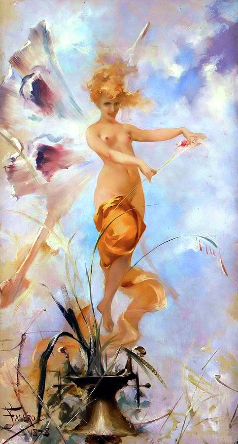 Fairy Painting - Nymph #1 by Jon Baran