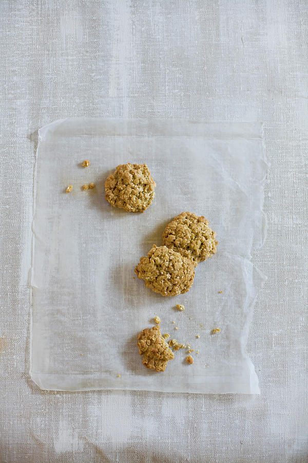 Oatmeal Cookies #1 Photograph by Alicja Koll