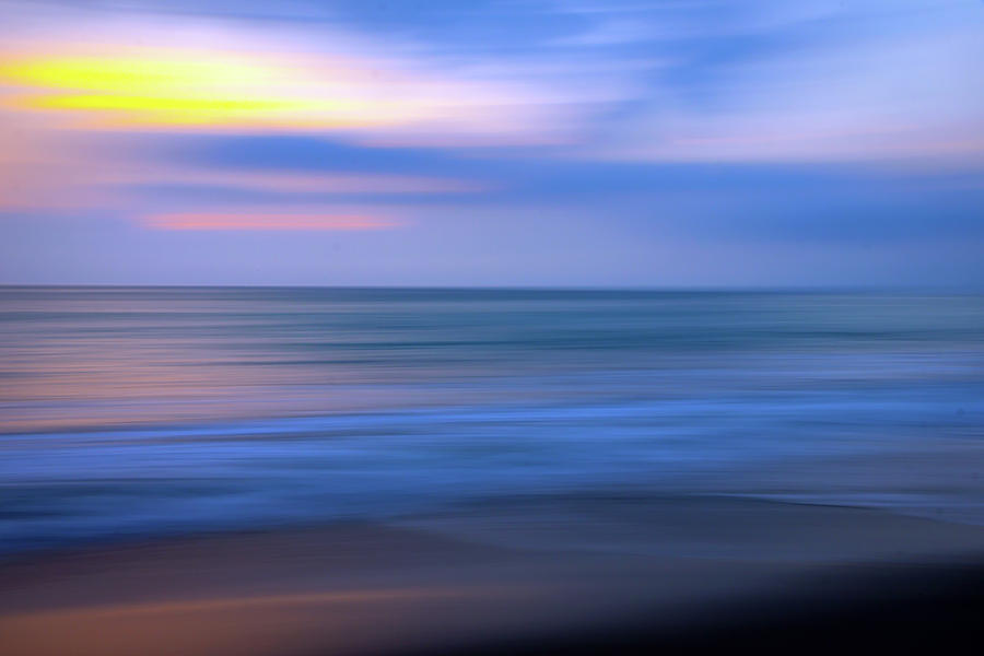 Ocean Art Abstract Sunset Photograph by R Scott Duncan