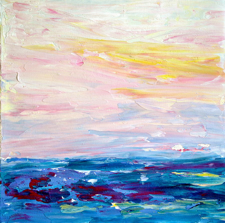 Ocean Breezes #1 Painting by Celeste Friesen