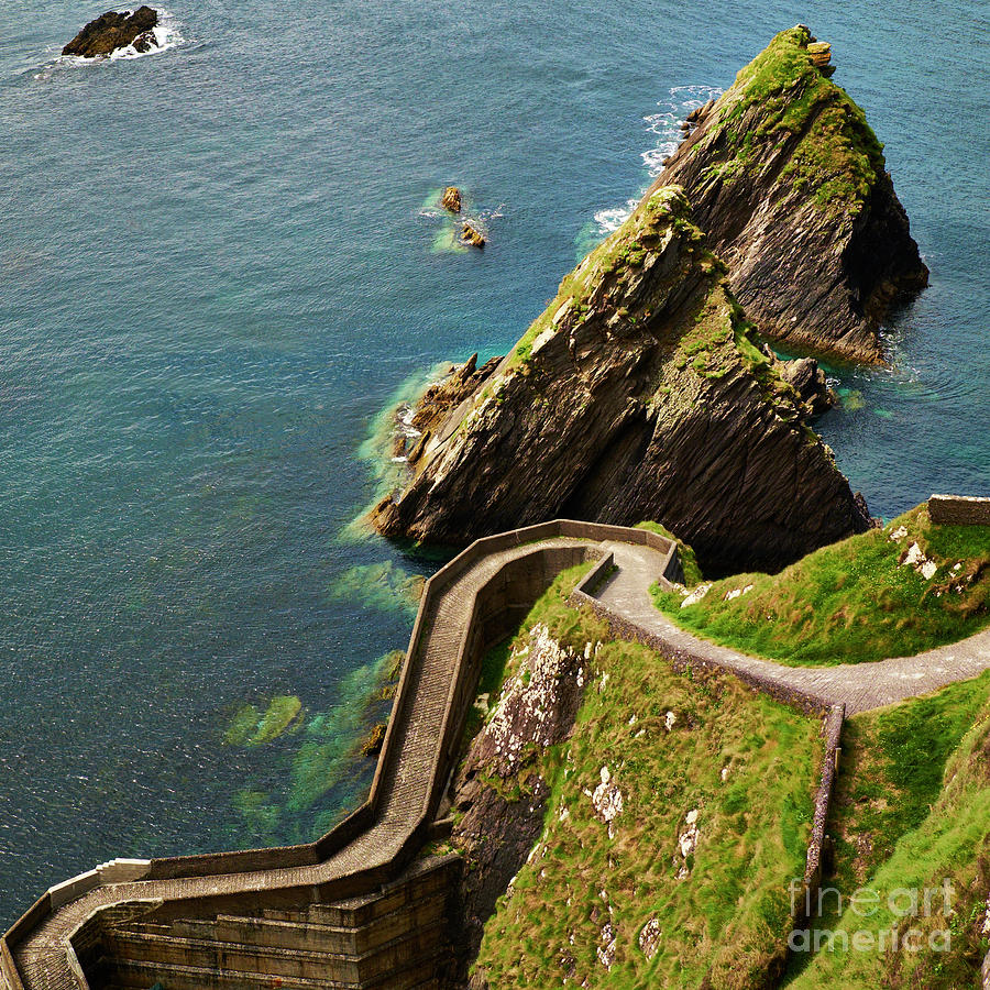 Slea Head Drive Photograph - Ocean Path by David Cordner Slea Head Drive Photograph - Ocean Path by David Cordner
