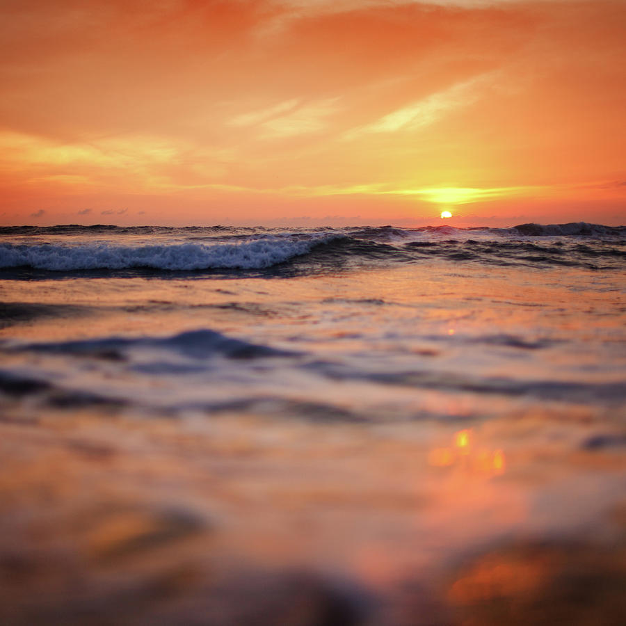 Ocean Sunset #1 Photograph by Piskunov