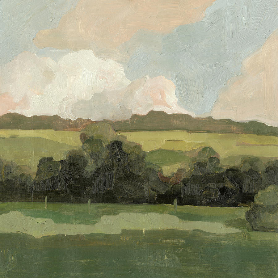 Ochre Evening II #1 Painting by Emma Scarvey Ochre Evening II #1 Painting by Emma Scarvey
