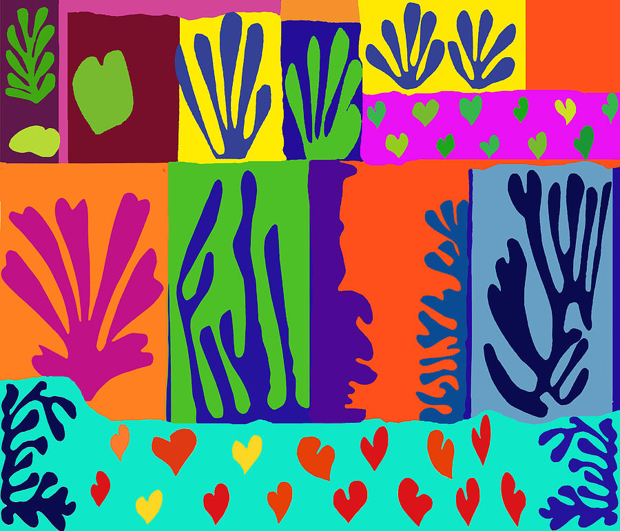 Ode to Matisse #1 Digital Art by Vagabond Folk Art - Virginia Vivier