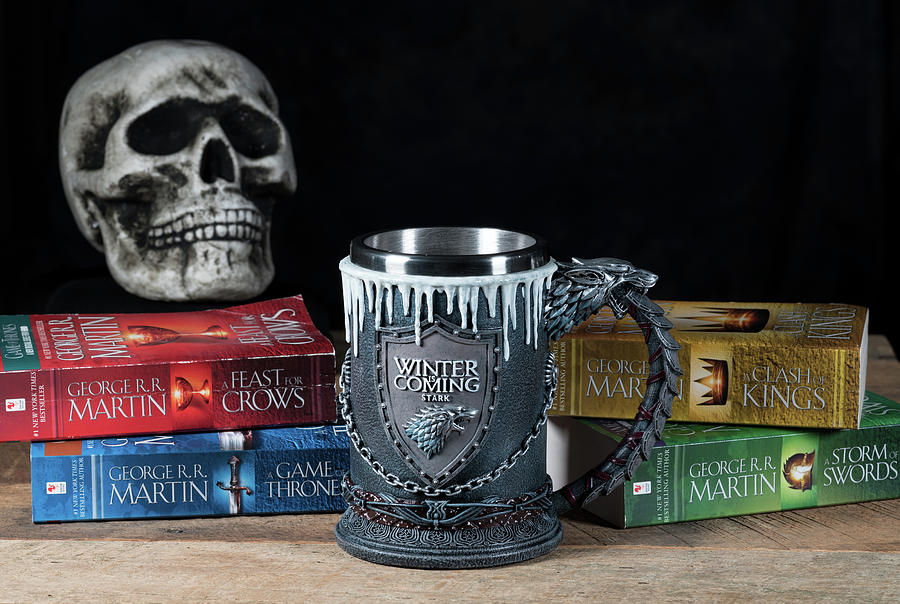 Official House Stark tankard from Game of Thrones series #1 Photograph by Steven Heap