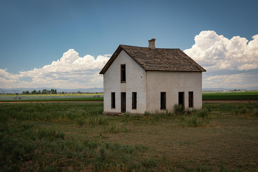 Old Abandoned House In Farming Area Photograph