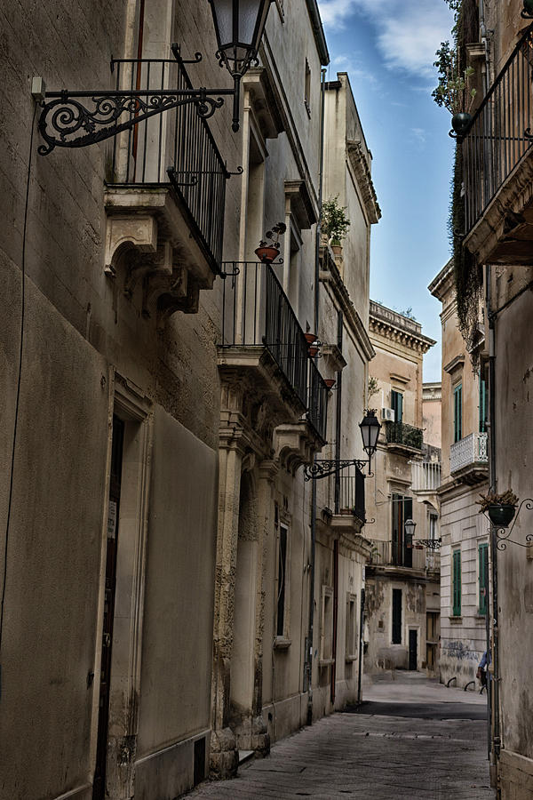 Old alley  in Lecce #1 Photograph by Vivida Photo PC