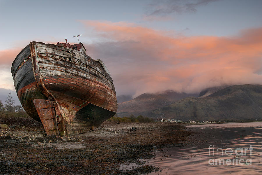 Old Boat On Coal Bay Photograph