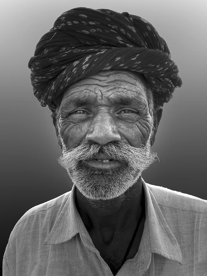 Old Man #1 Photograph by Alex Lu