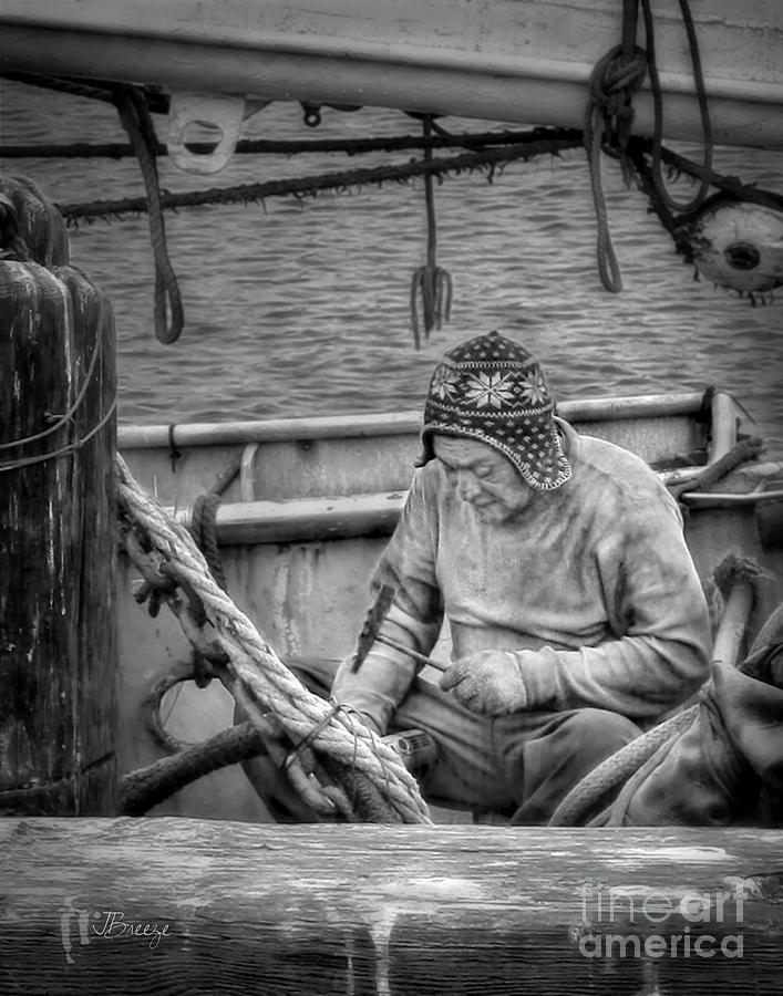 Old Man and the Sea  #1 Photograph by Jennie Breeze