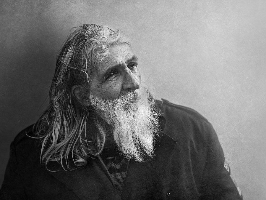 Portrait Photograph - Old Man #1 by Dejanvalek