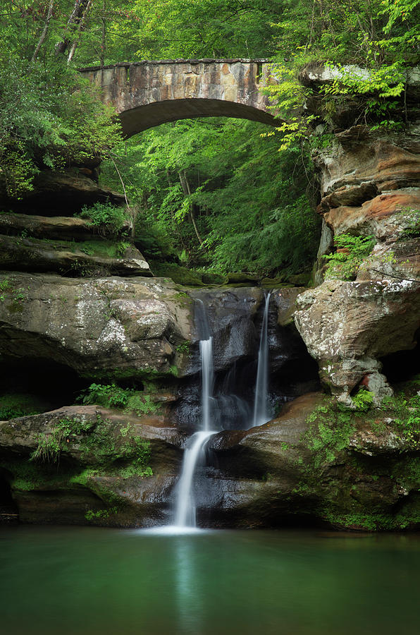 Old Man's Cave Upper Falls, Hocking Photograph by Alan Majchrowicz ...