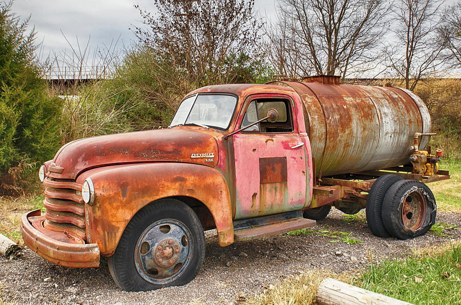 Old Tanker Truck #1 Photograph by Peter Ciro
